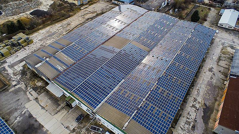 Solardachanlage von Sun Contracting in Dahlen (Sachsen). / Foto: Unternehmen