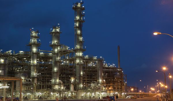 Eine Petrochemie-Fabrik von Shell. / Quelle: Unternehmen