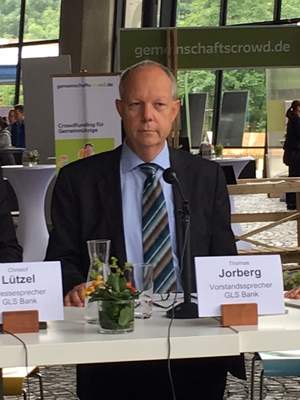 Vorstandssprecher der GLS Bank Thomas Jorberg / Quelle: ECOreporter