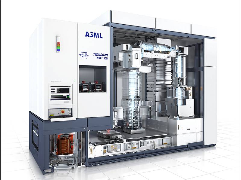 Produktionsanlage von ASML. Das Unternehmen der wichtigste europäische Halbleiterkonzern. / Foto: ASML