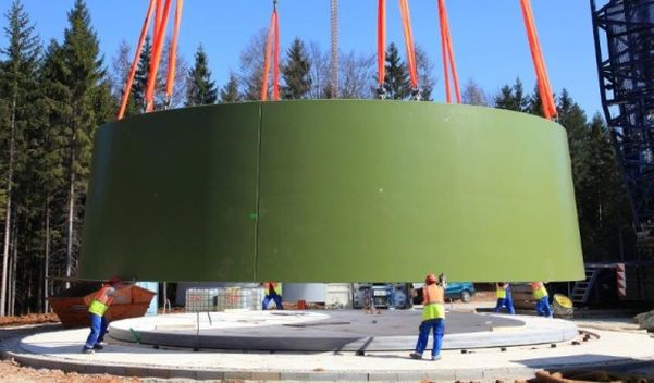 Baustelle der Ostwind AG. Das Unternehmen aus Regensburg bietet derzeit ein Nachrangdarlehen an. / Foto: Unternehmen