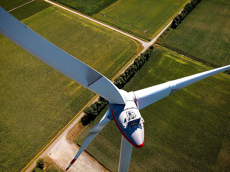Windpark von ÖKORENTA in Emlichheim in Niedersachsen. / Foto: ÖKORENTA