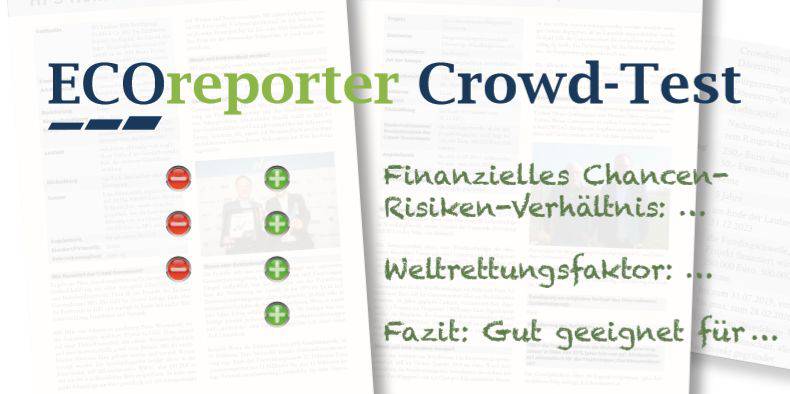 ECOreporter-Crowdtest. / Foto: ECOreporter