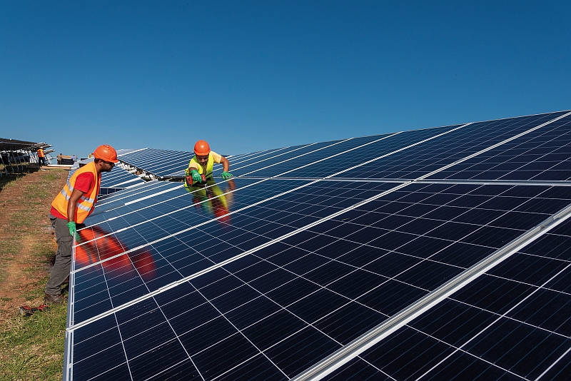 Der Solarpark Kossos in Griechenland mit einer Leistung von 7 MW. / Foto: ABO Wind