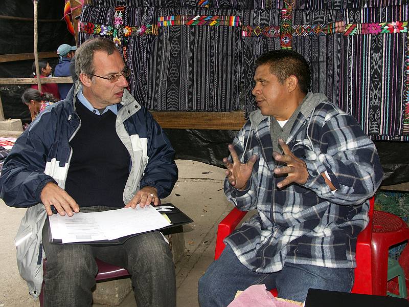 Michael Sommer 2007 bei einem Besuch in Zentralamerika. / Foto: BIB