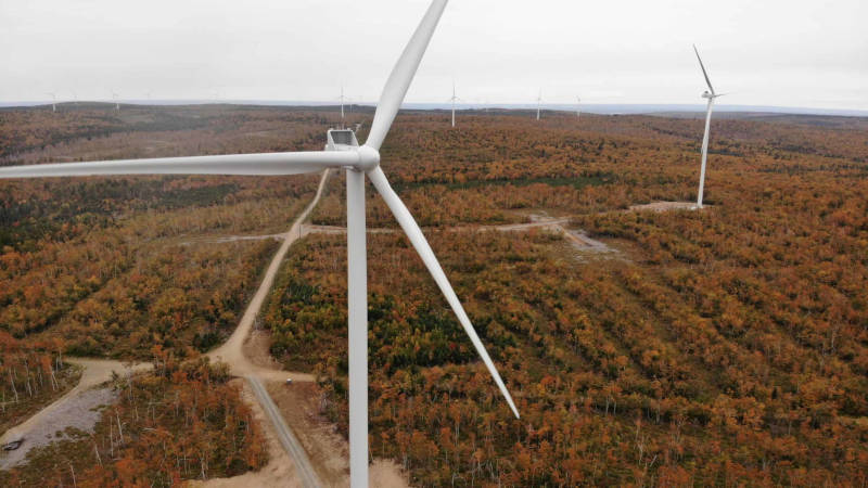 Windpark von TransAlta Renewables. / Foto: Unternehmen