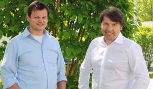 Geführt wird die Grüne Werte Energie GmbH von ener Doppelspitze: Ulrich Zemke, geschäftsführender Gesellschafter, und rechts im Bild Thomas Priermeier.