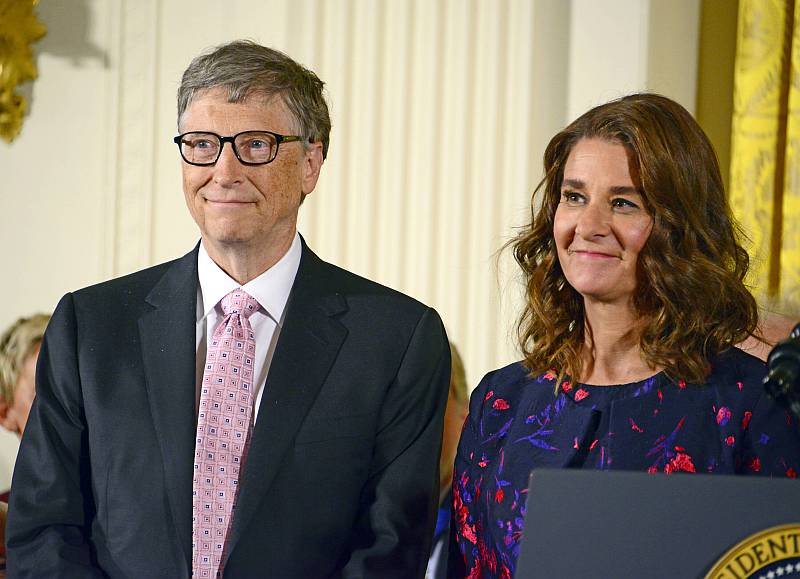 Bill und Melinda Gates sind für Marlene Engelhorn kein Vorbild. / Foto: imago images, MediaPunch