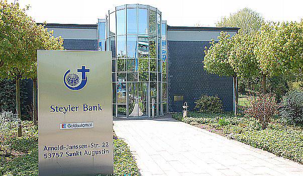 Die Steyler Bank in Sankt Augustin bei Bonn.