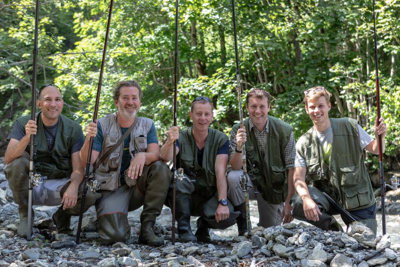 Das Team von Bonafide beim Angeln. Foto: Bonafide