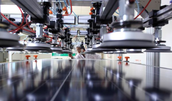 Einblick in die Produktion von JA Solar. / Foto: Unternehmen