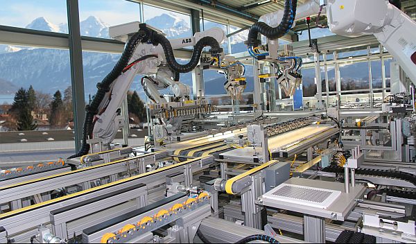Technologie zum Bau von Solarmodulen von der Meyer Burger Technology AG. / Foto: Unternehmen