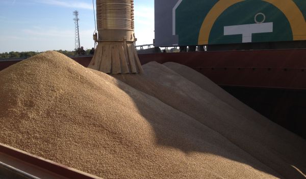 Vrerladung von Hackgut von German Pellets an einem US-Hafen. / Foto: Unternehmen
