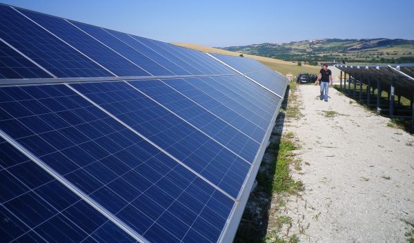 Der Solarpark in Valle Chiara. / Foto: Unternehmen