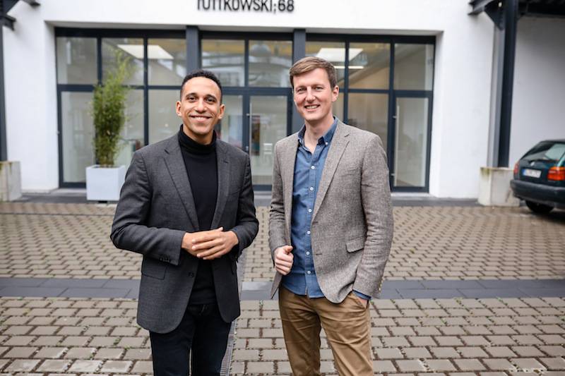 Dr. Ernesto Garnier (l.) und Markus Reinhold, Gründer von Einhundert Energie. / Foto: Unternehmen