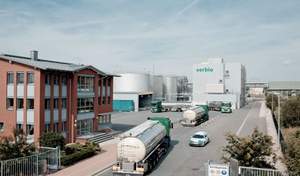 Bild: Betriebsgelände der Verbio AG in Bitterfeld. / Foto: Unternehmen