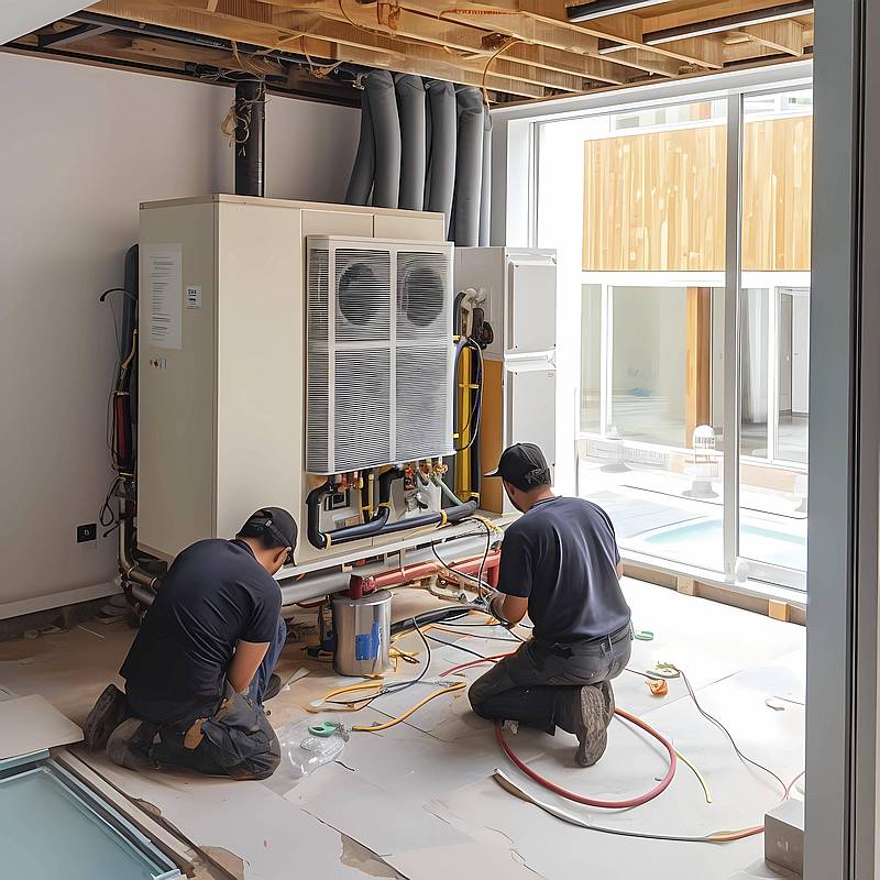 In jedem zweiten deutschen Neubau ist mittlerweile eine Wärmepumpe installiert. / Foto: Pixabay