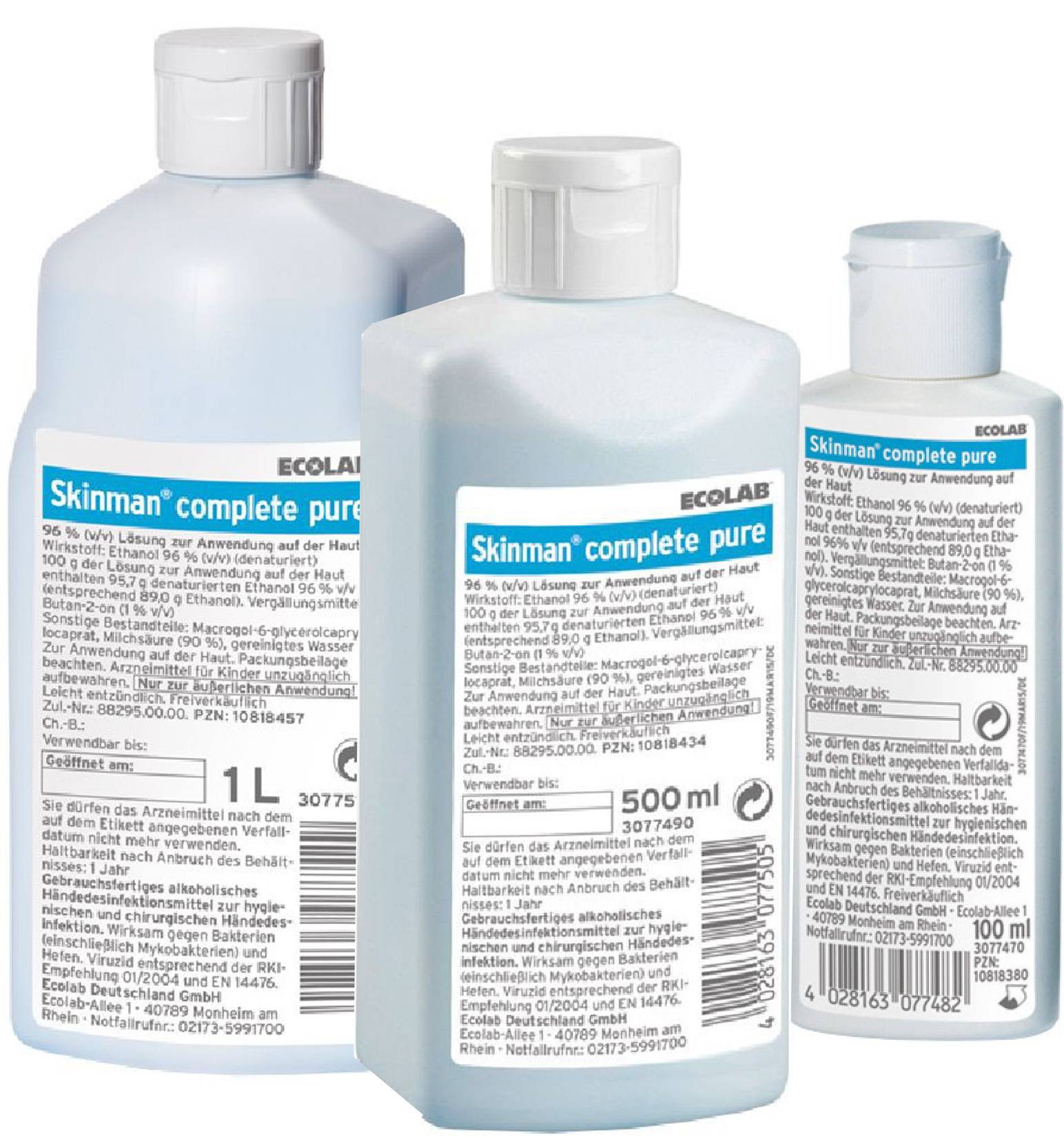 Ecolab-Desinfektionsmittel. / Foto: Unternehmen