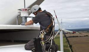 Die eno energy GmbH hat mehrere Geschäftsfelder. Sie betreut unter anderem Windparks als Servicedienstleister. / Foto: Unternehmen