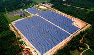 Solarpark von Yingli Green Energy in Asien. Foto: Unternehmen